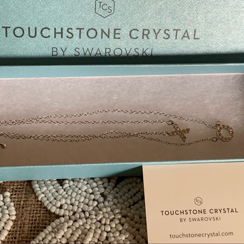 NEW Swarovski Touchstone Crystal ‘XO’ Necklace ❌⭕️ - Picture 6 of 7